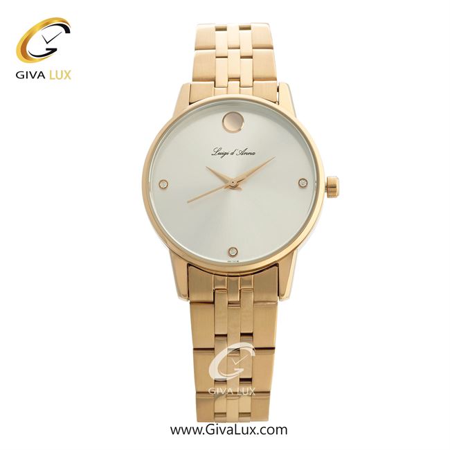 ساعت مچی اورجینال زنانه LdA رزگلد | رزگلد| سفید| کد رفرنس 2327